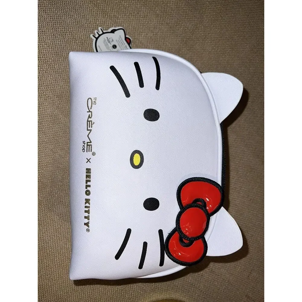 The Creme Shop Hello Kitty with Red Bow Make Up/Travel Bag NWT
